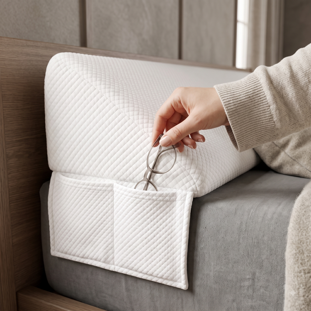 Triangular Bedside Cushion
